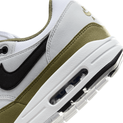 Men's Nike Air Max 1 "White Black Medium Olive"