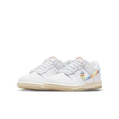 Big Kids' Nike Dunk Low SE "Rainbow Swoosh"