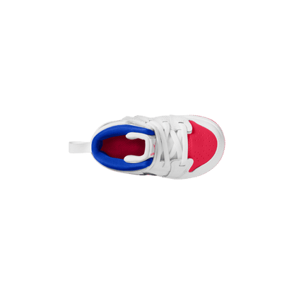 Baby/Toddler Jordan 1 Mid EasyOn "White Siren Red Blue"