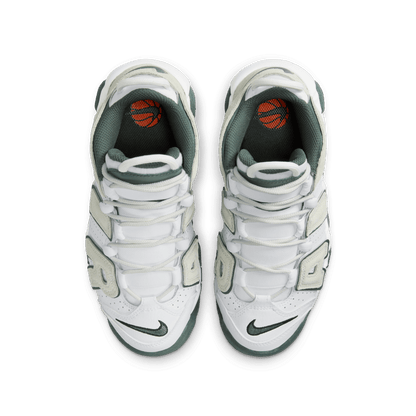 Big Kids' Nike Air More Uptempo "White Vintage Green"