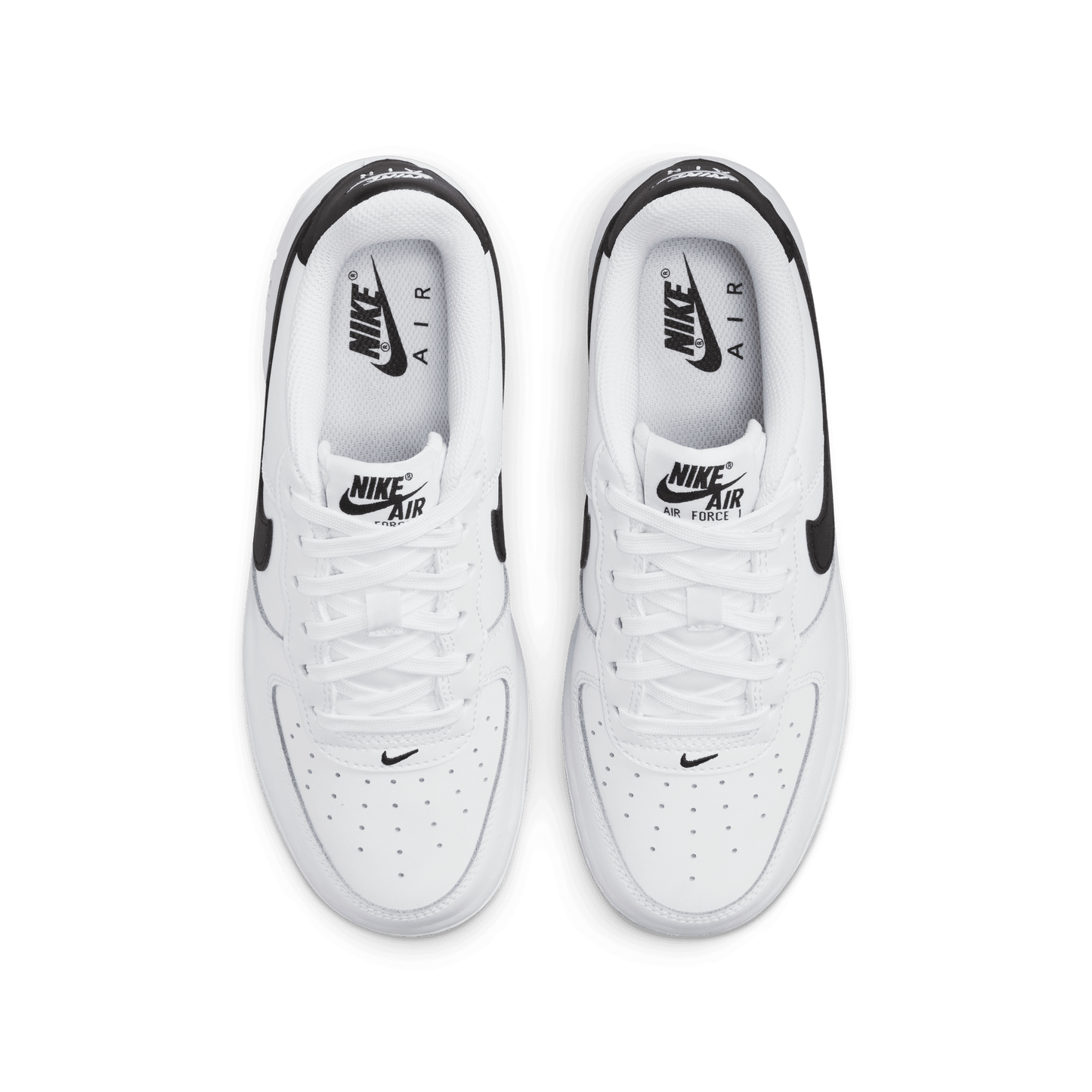 Big Kids' Nike Air Force 1  "White Black"