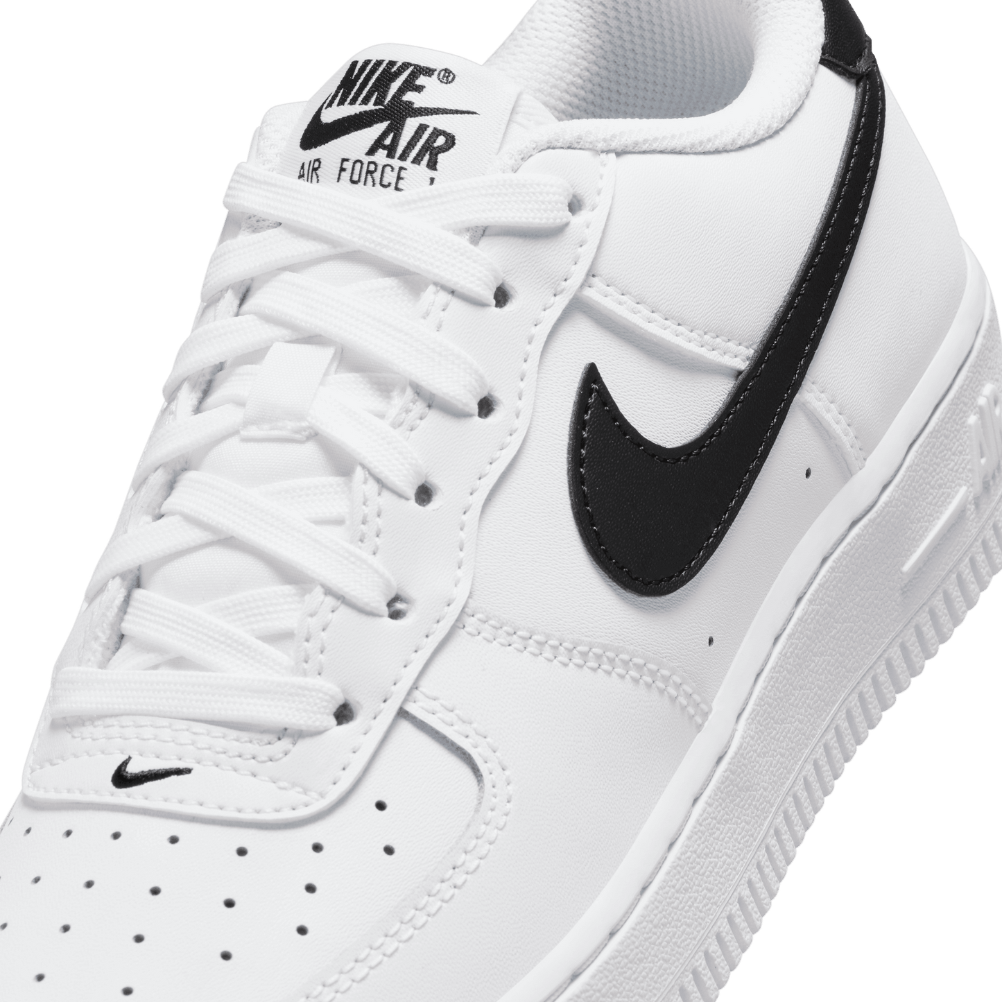 Big Kids' Nike Air Force 1  "White Black"