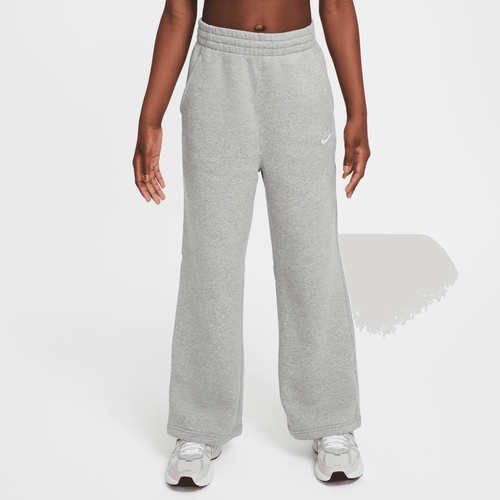 Girls' Nike Sportswear Club Fleece Wide-Leg Pants