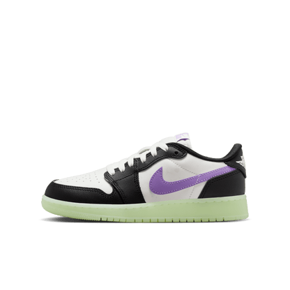 Big Kids' Air Jordan 1 Retro Low OG "Black Raspberry"