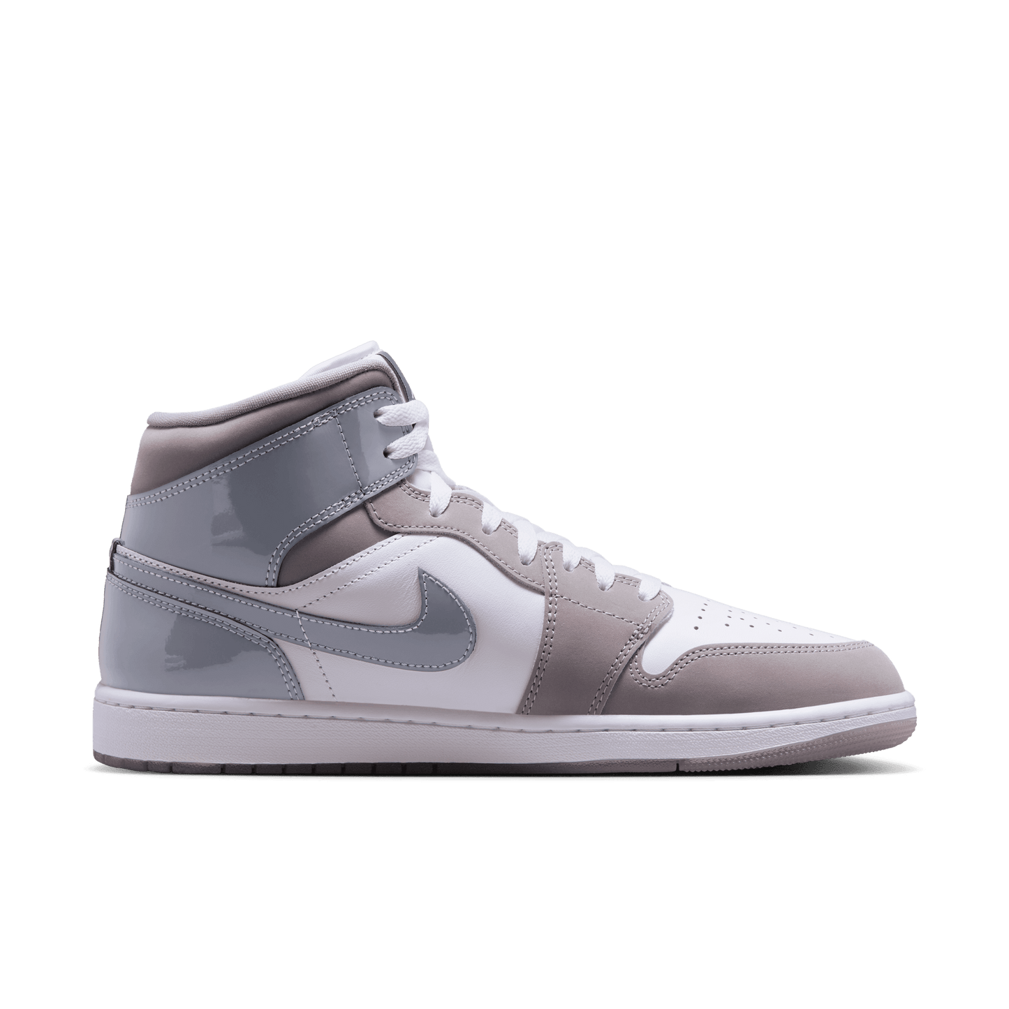 Men's Air Jordan 1 Mid SE  "White Cool Grey"