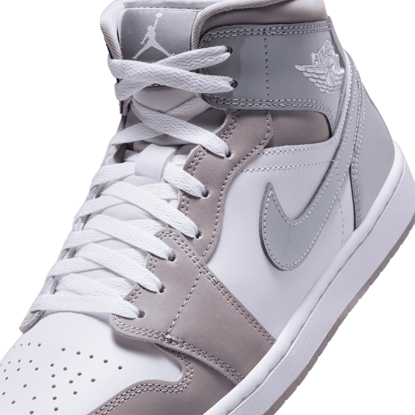 Men's Air Jordan 1 Mid SE  "White Cool Grey"