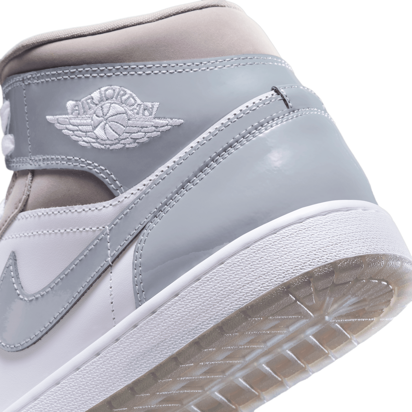 Men's Air Jordan 1 Mid SE  "White Cool Grey"