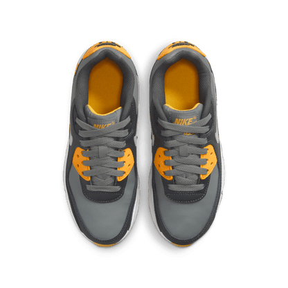 Big Kids' Nike Air Max 90 "Smoke Grey Yellow"