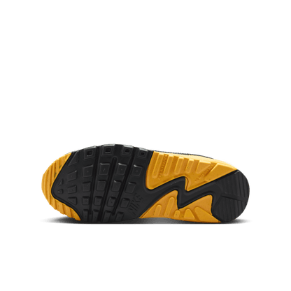Big Kids' Nike Air Max 90 "Smoke Grey Yellow"