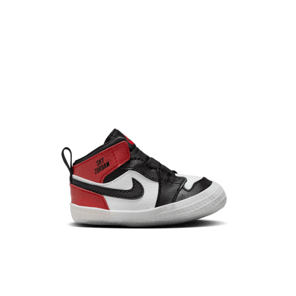 Jordan 1 Baby Crib Bootie "Black Toe Reimagined"