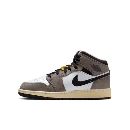 Big Kids' Air Jordan 1 Mid SE "Cave Stone"