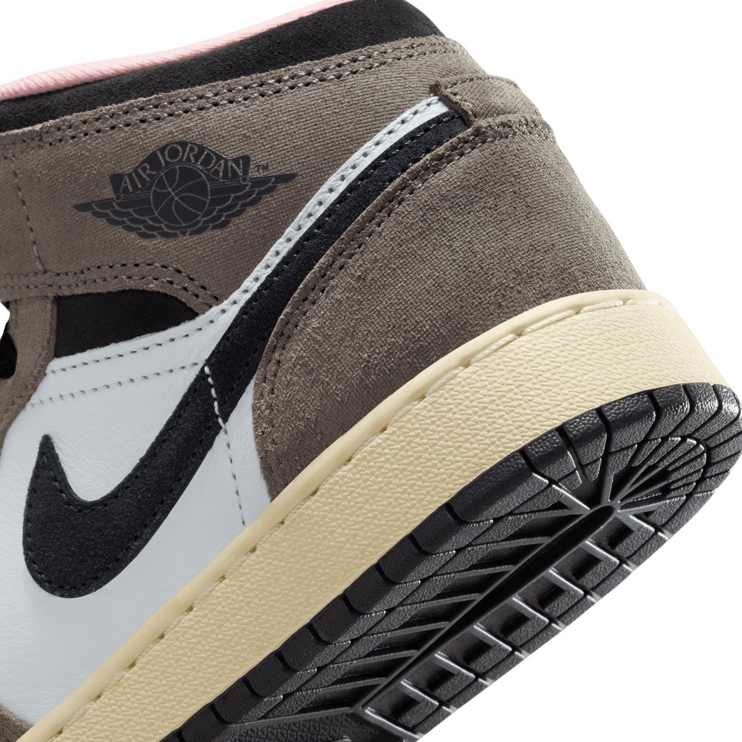 Big Kids' Air Jordan 1 Mid SE "Cave Stone"