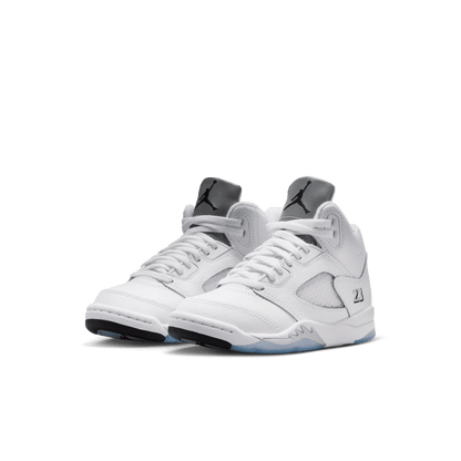Little Kids' Jordan 5 Retro OG "White Metallic"