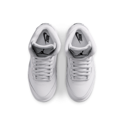 Little Kids' Jordan 5 Retro OG "White Metallic"
