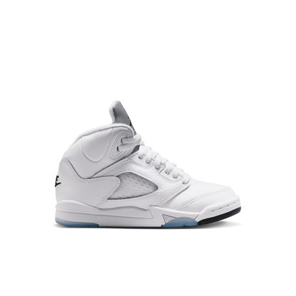 Little Kids' Jordan 5 Retro OG "White Metallic"
