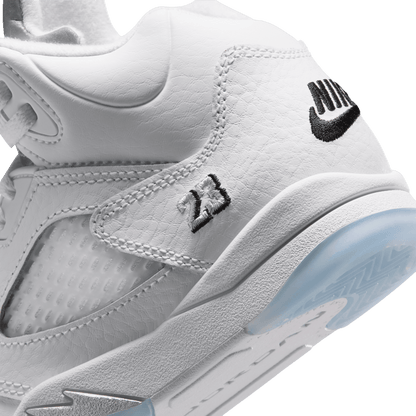 Little Kids' Jordan 5 Retro OG "White Metallic"