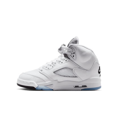 Big Kids' Air Jordan 5 Retro "White Metallic" (Unisex)
