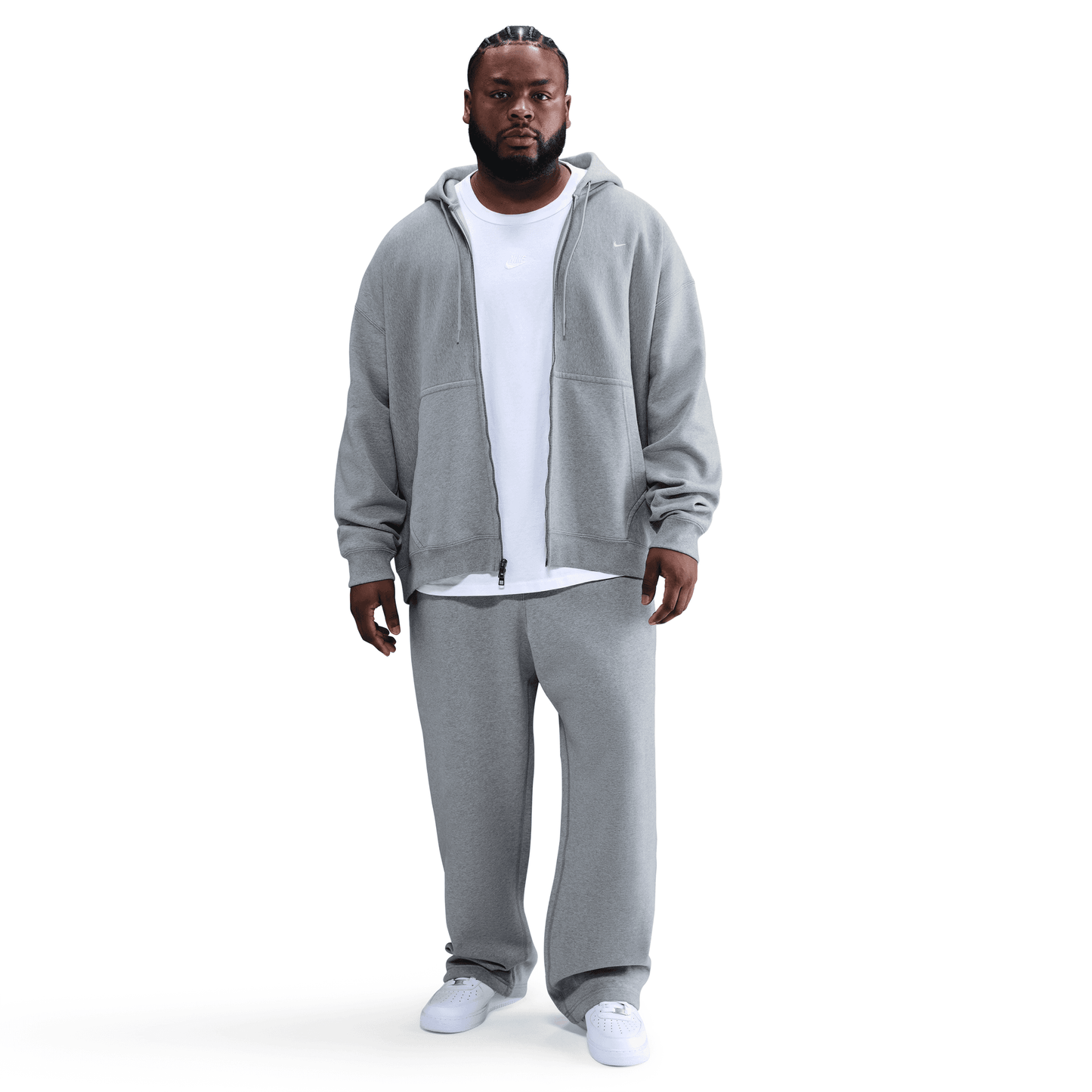 Men's Nike Solo Swoosh Full-Zip Fleece Hoodie