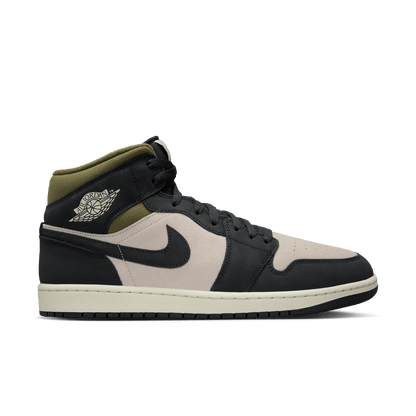 Men's Air Jordan 1 Mid SE "Off Noir Medium Olive"