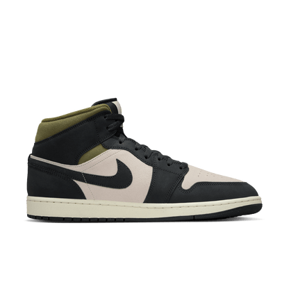 Men's Air Jordan 1 Mid SE "Off Noir Medium Olive"