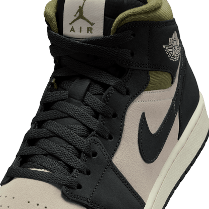 Men's Air Jordan 1 Mid SE "Off Noir Medium Olive"