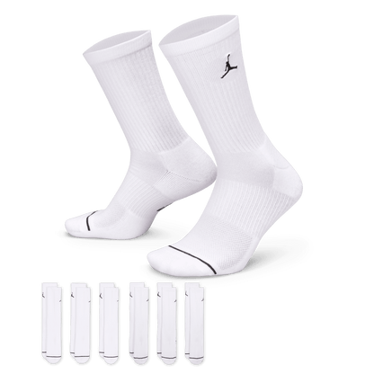 Jordan Everyday Cushioned Crew Socks (6 Pairs) "Unisex"