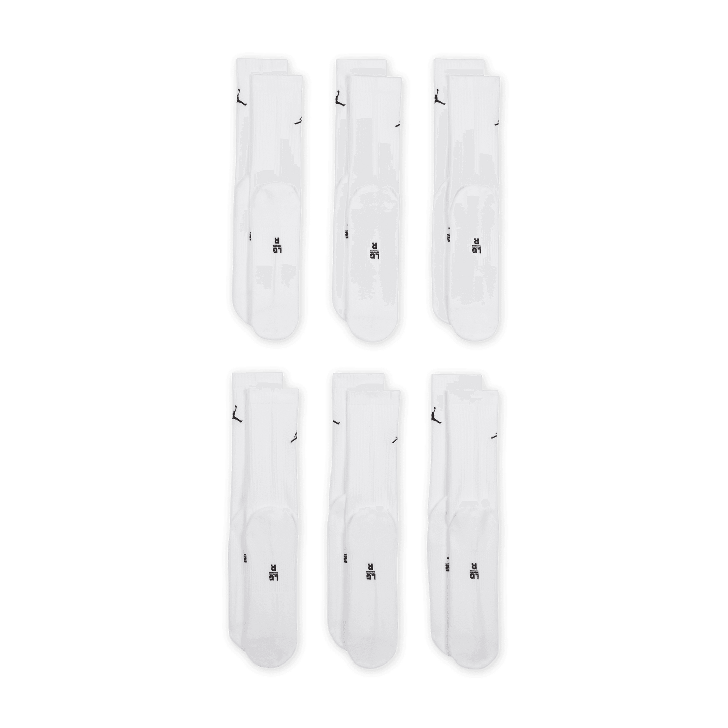 Jordan Everyday Cushioned Crew Socks (6 Pairs) "Unisex"
