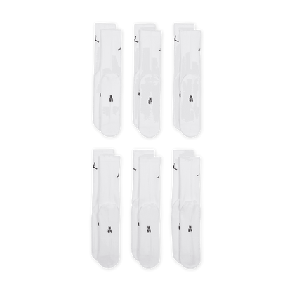 Jordan Everyday Cushioned Crew Socks (6 Pairs) "Unisex"