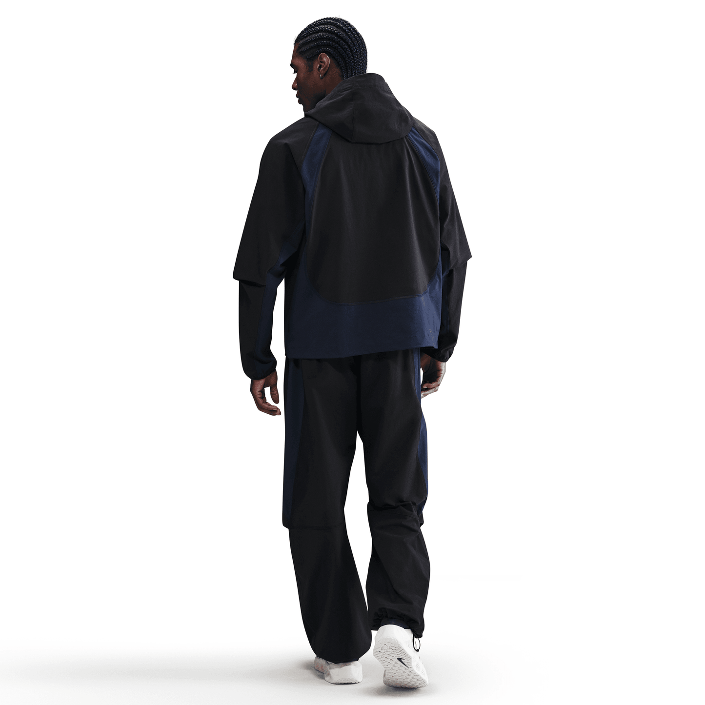 Men's Nike Tech Dri-FIT Woven Color-Block Windrunner Loose Jacket