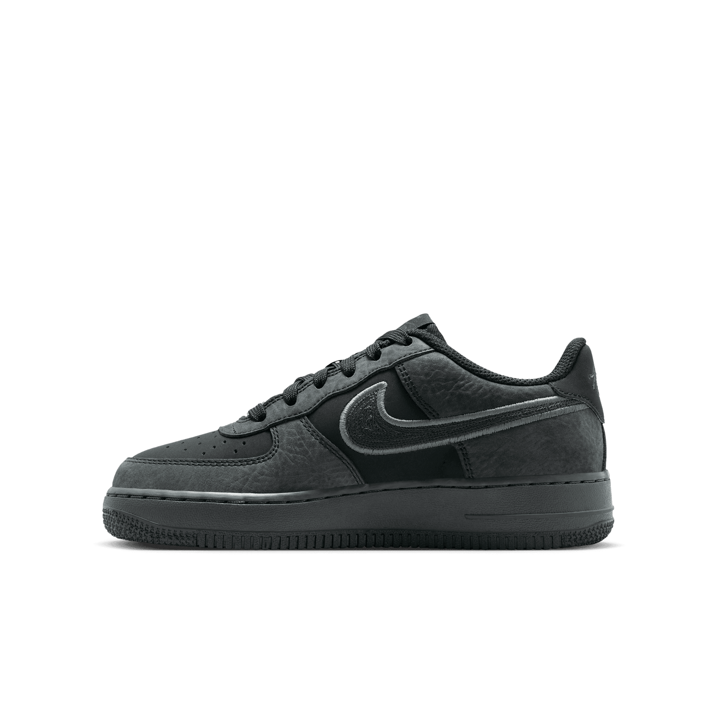 Big Kids' Nike Air Force 1 LV8 "Black Dark Smoke"