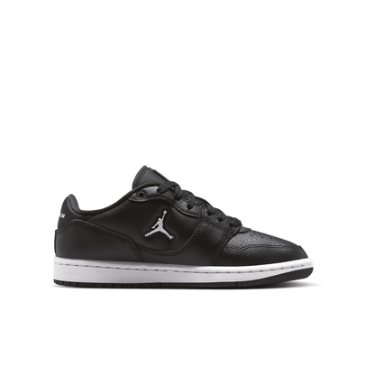 Big Kids' Jordan Court Connect Low "Black White"