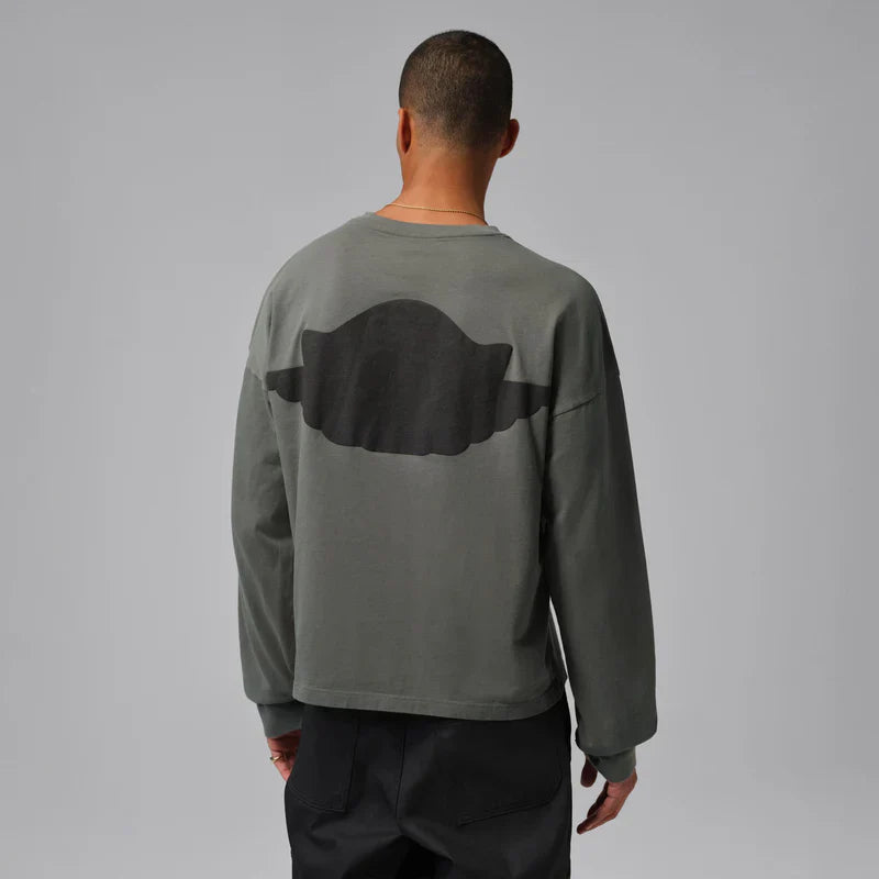 Men's Air Jordan M Wings Long-Sleeve Tee "River Rock"