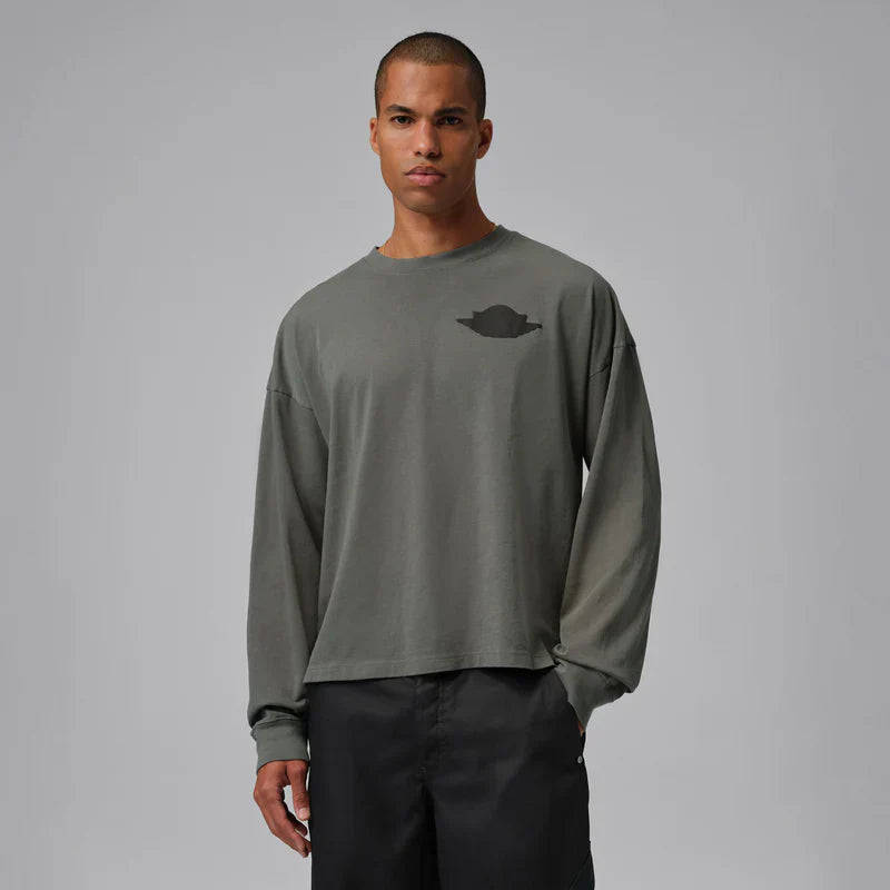 Men's Air Jordan M Wings Long-Sleeve Tee "River Rock"
