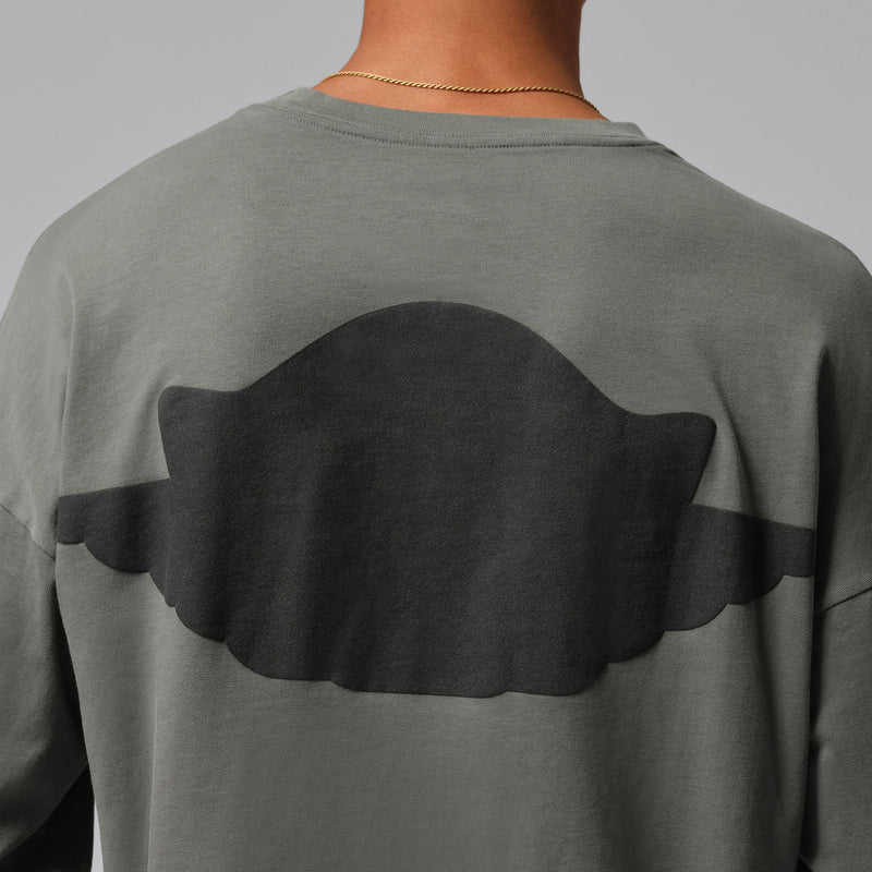 Men's Air Jordan M Wings Long-Sleeve Tee "River Rock"