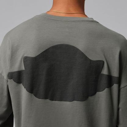 Men's Air Jordan M Wings Long-Sleeve Tee "River Rock"