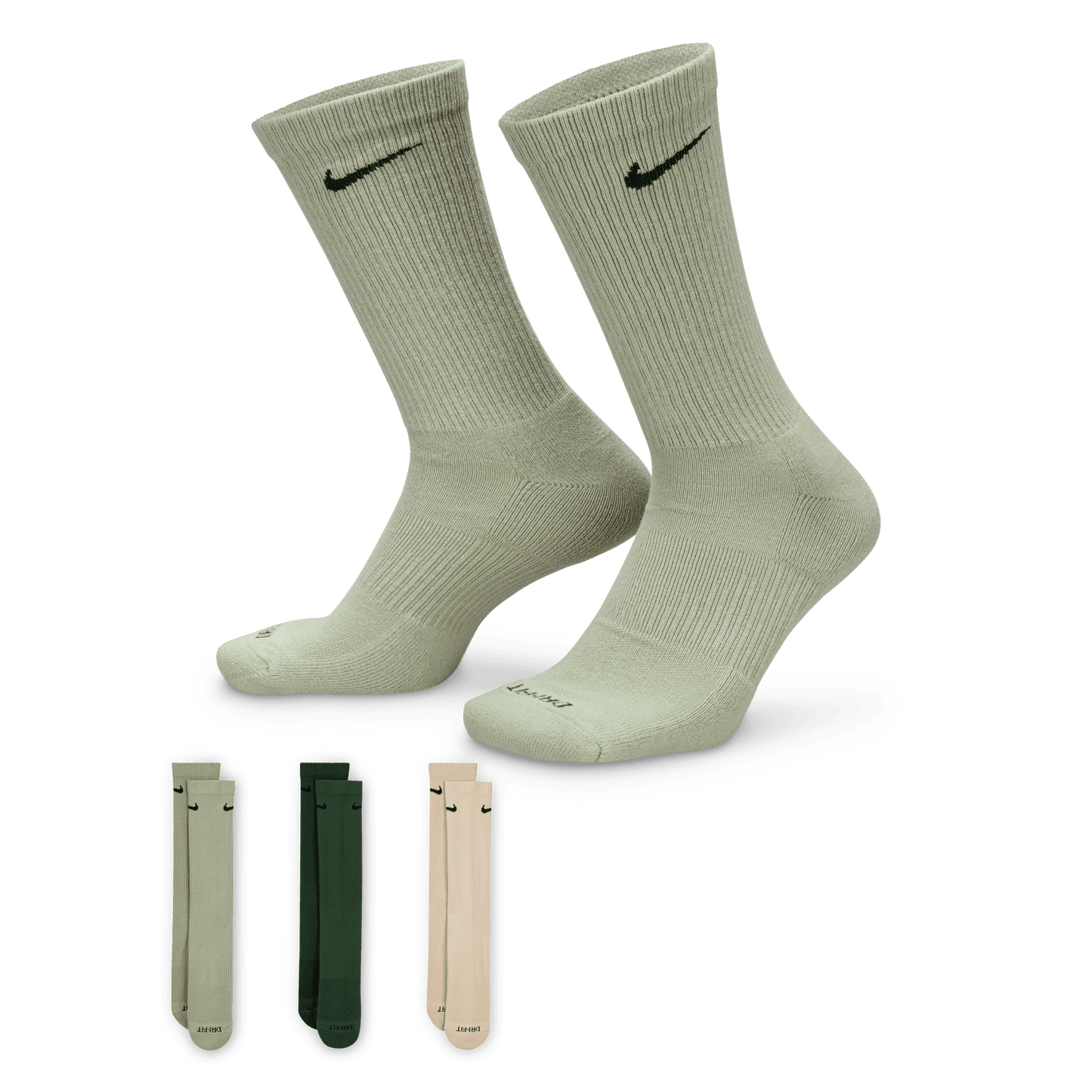 Nike Everyday Plus Cushioned Training Crew Socks (3 Pairs) "Unisex"