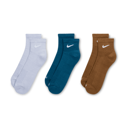 Nike Everyday Plus Cushioned Training Ankle Socks (3 Pairs) "Unisex"