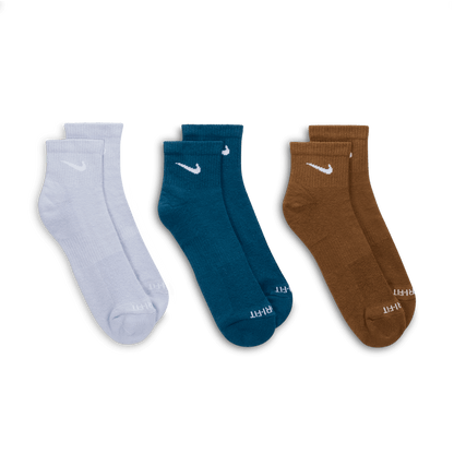 Nike Everyday Plus Cushioned Training Ankle Socks (3 Pairs) "Unisex"