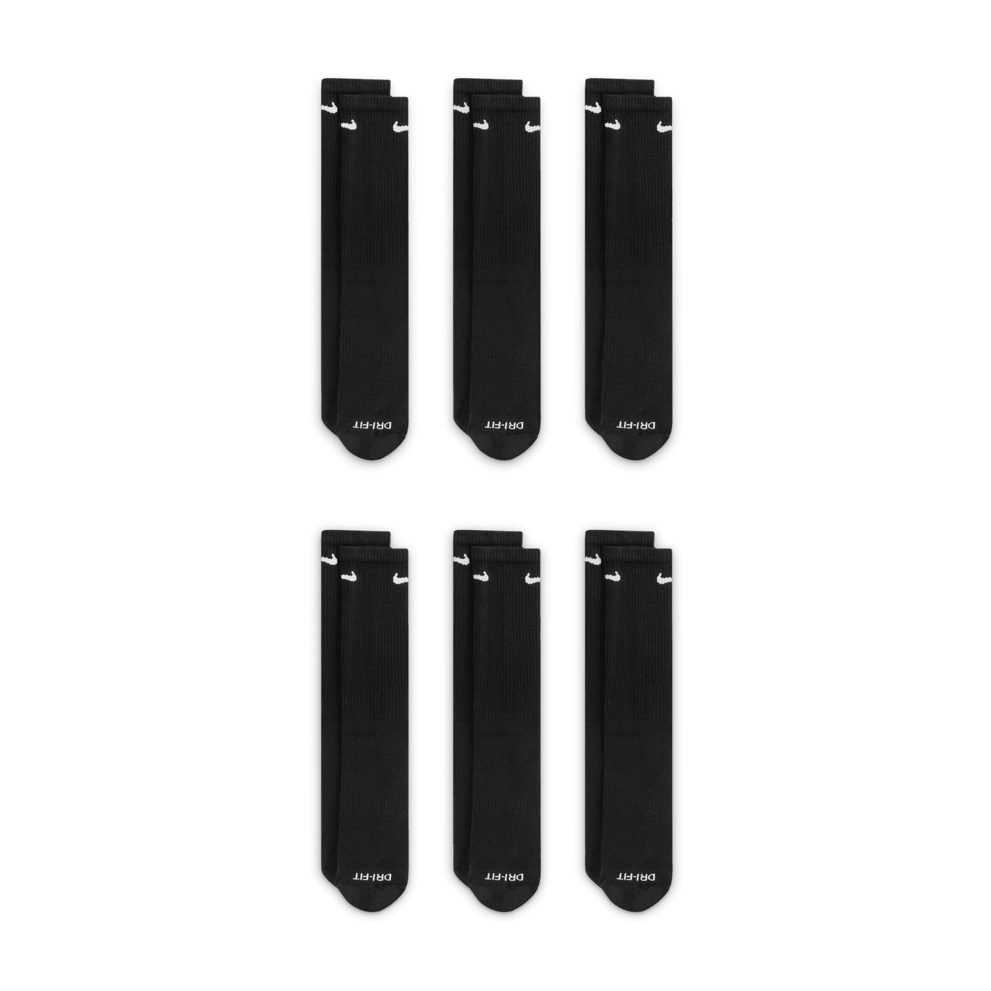 Nike Everyday Plus Cushioned Training Crew Socks (6 Pairs) "Unisex"