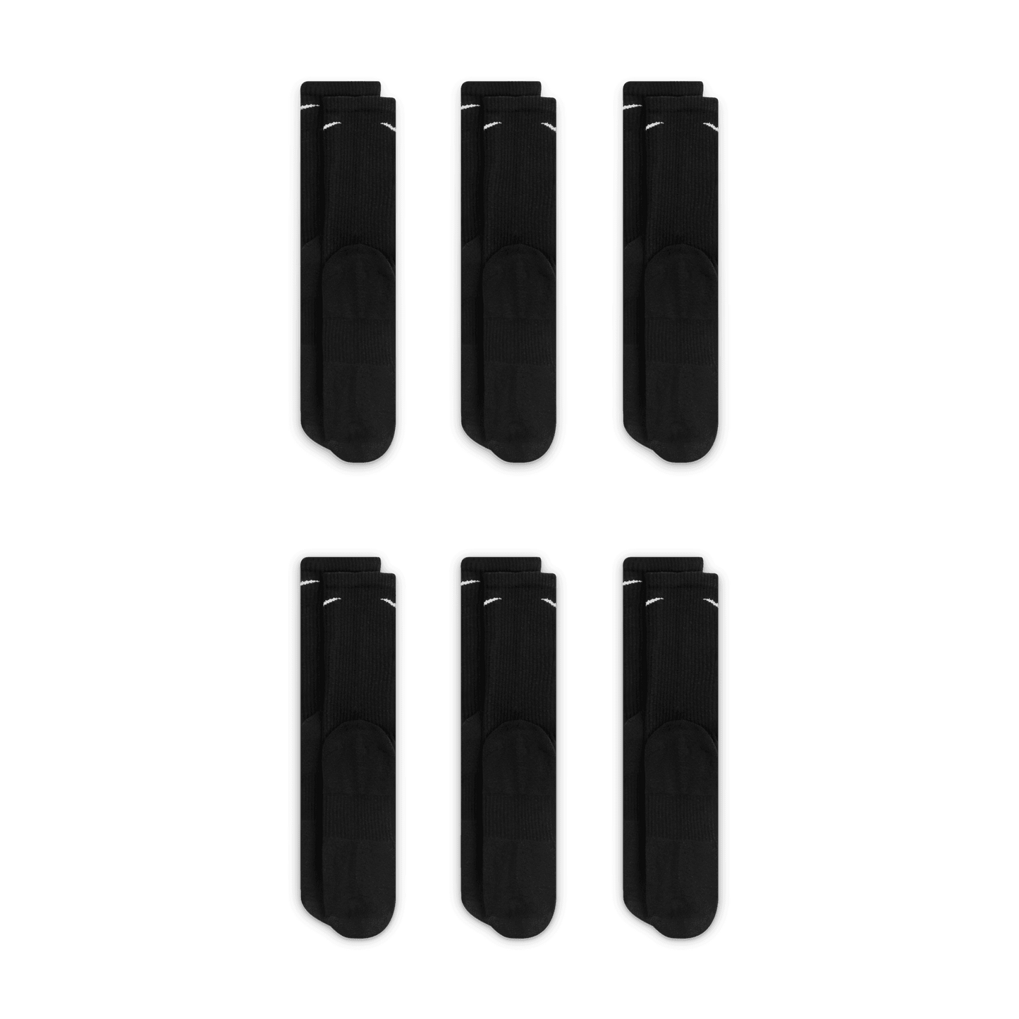 Nike Everyday Plus Cushioned Training Crew Socks (6 Pairs) "Unisex"