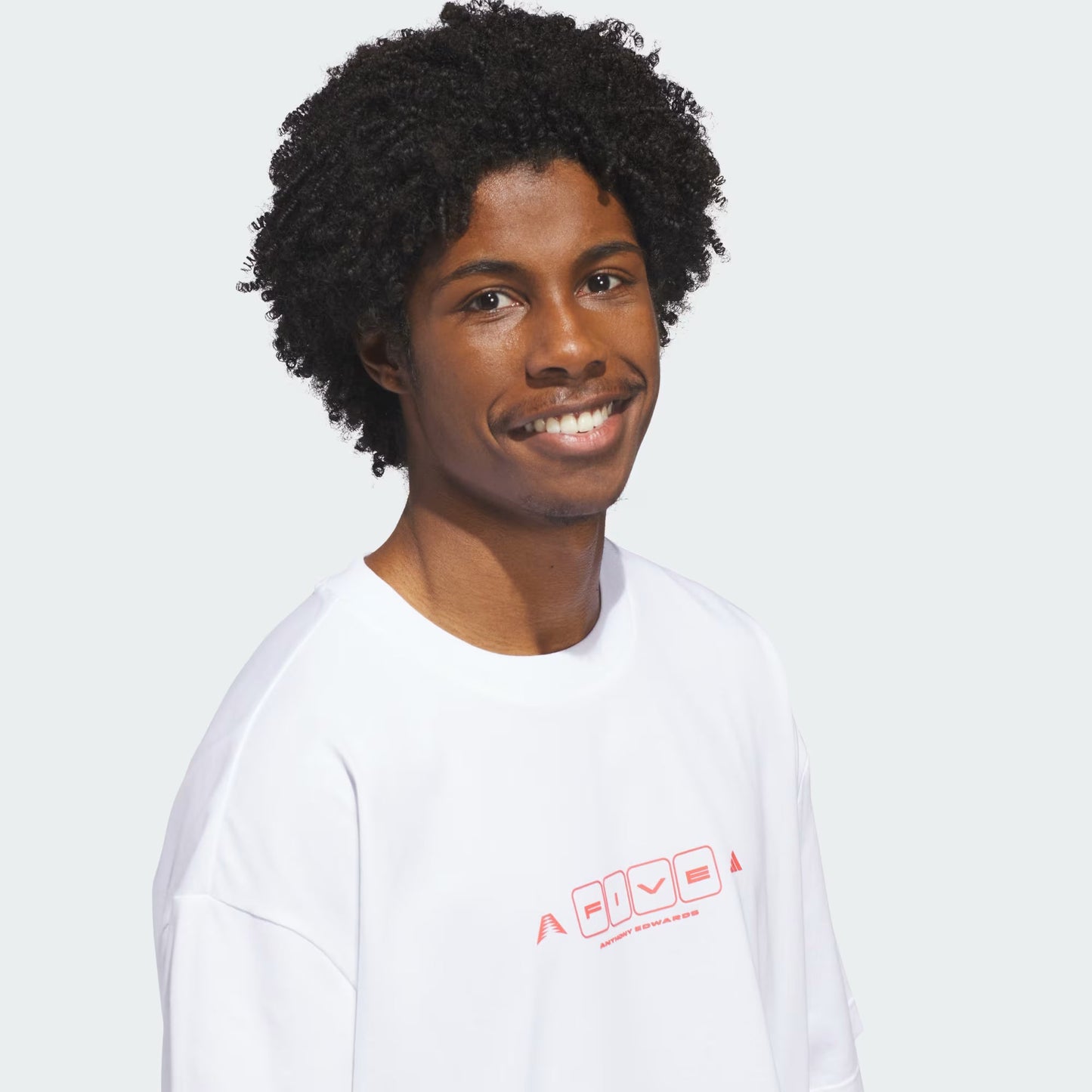 Men's Adidas Anthony Edwards World OF 5 Tee Loose fit