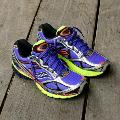 Mens Saucony ProGrid Guide 7 (Purple/Citron)