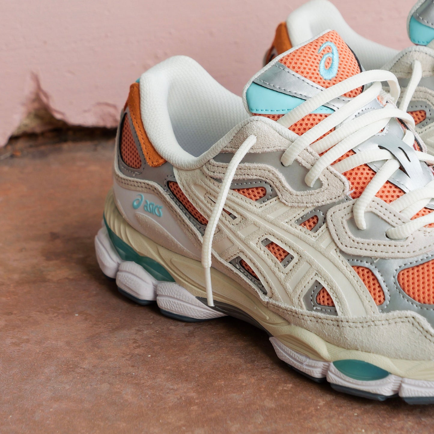 Mens Asics Gel-NYC (Terracotta/Cream)