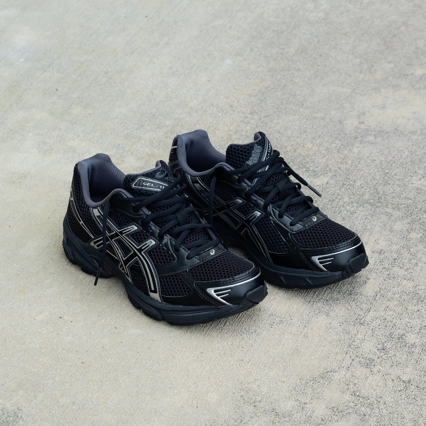 Mens Asics Gel-1130 (Black/Pure Silver)