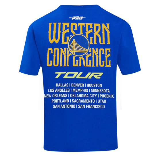 Men’s Pro Standard NBA Golden State Warriors City Tour 2.0 Cotton Jersey Drop Shoulder Tee