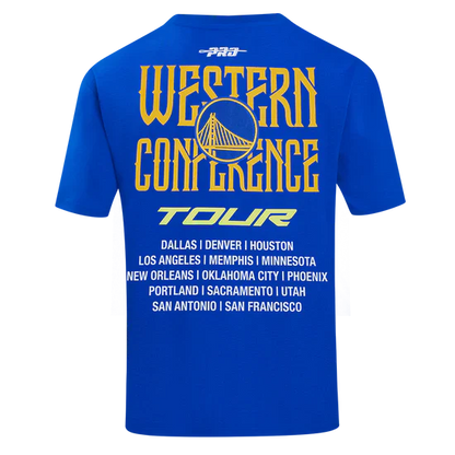 Men’s Pro Standard NBA Golden State Warriors City Tour 2.0 Cotton Jersey Drop Shoulder Tee