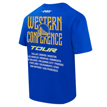 Men’s Pro Standard NBA Golden State Warriors City Tour 2.0 Cotton Jersey Drop Shoulder Tee