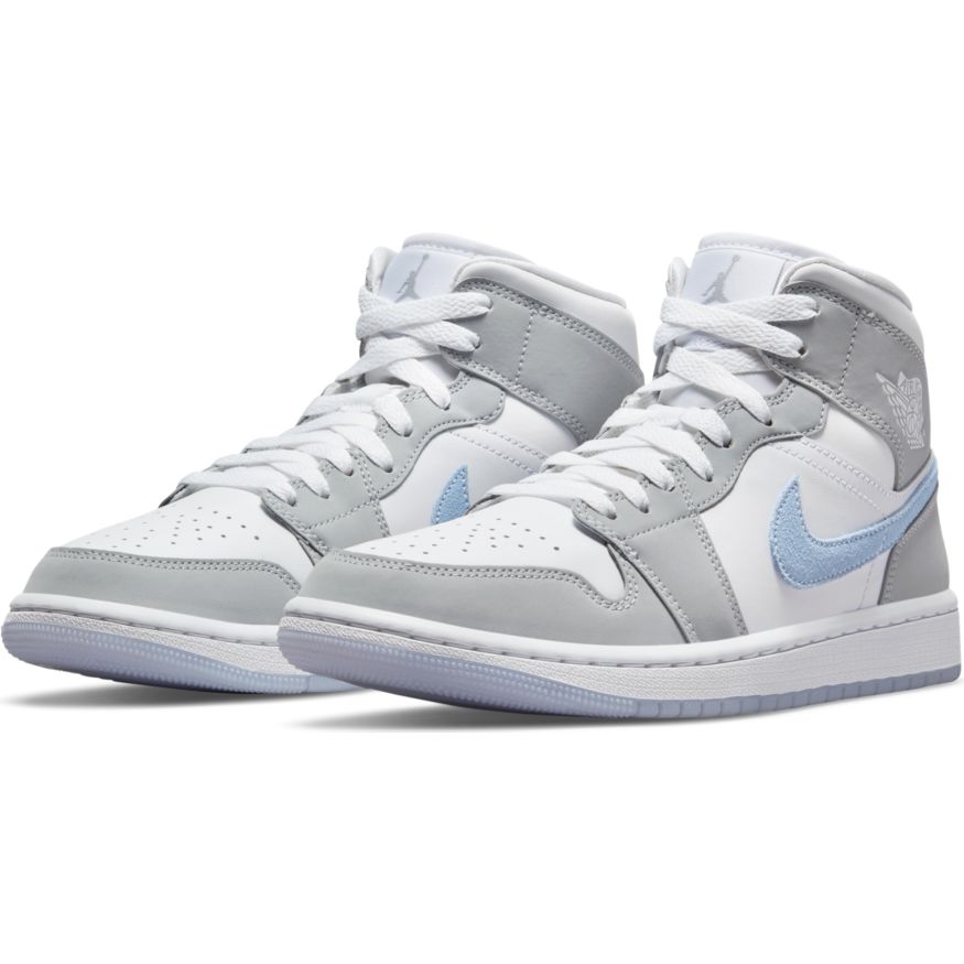 Women's Air Jordan 1 Mid "Wolf Grey Aluminum"