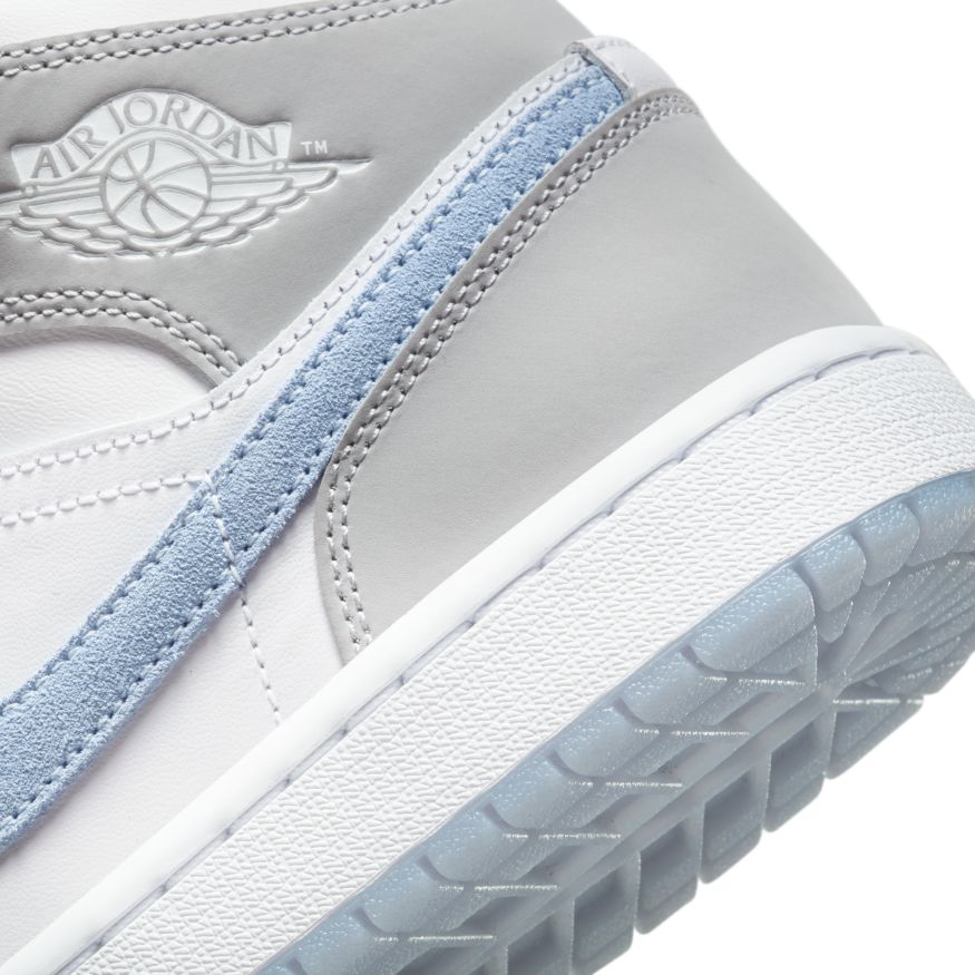 Women's Air Jordan 1 Mid "Wolf Grey Aluminum"