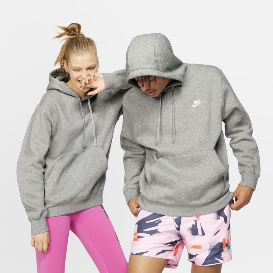 Men's Nike Sportswear Club Fleece Pullover Hoodie "DK Grey Heather"